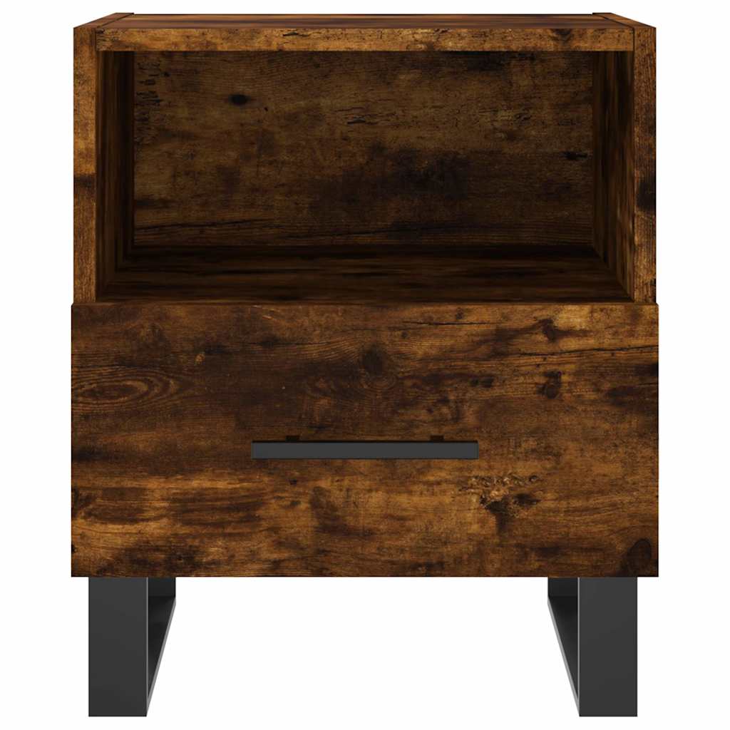 Noćni ormarići 2 kom boja hrasta 40x35x47,5cm konstruirano drvo