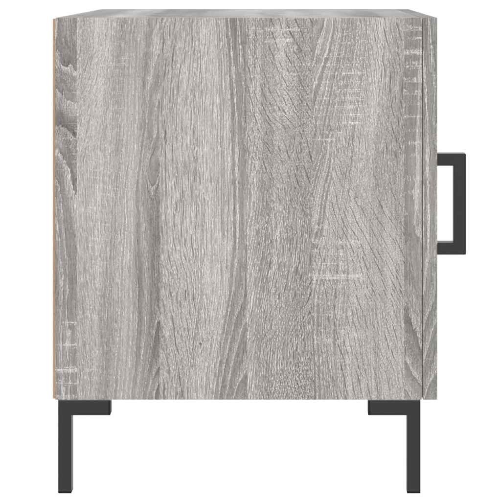Noćni ormarići 2 kom boja hrasta 40x40x50 cm konstruirano drvo