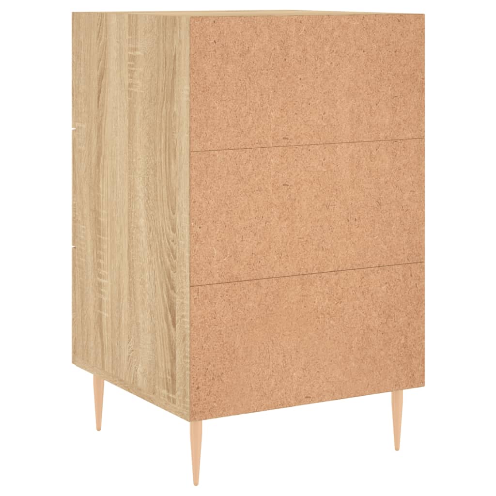 Noćni ormarić boja hrasta sonome 40x40x66 cm konstruirano drvo