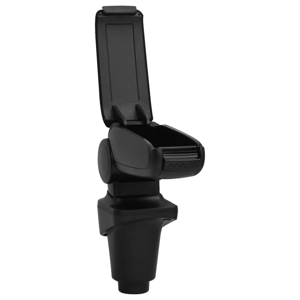 Naslon za ruke za automobil crni 14 x 35 x (37 - 53) cm ABS