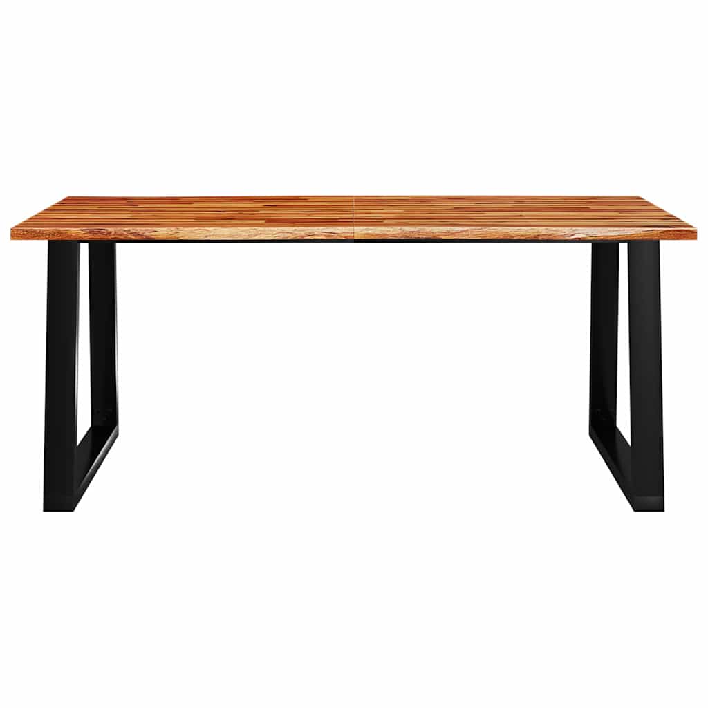 Blagovaonski stol sa živim rubom 180x90x75 cm od drva bagrema