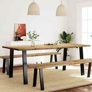 Blagovaonski stol 200x90x75 cm od masivnog bagremovog drva