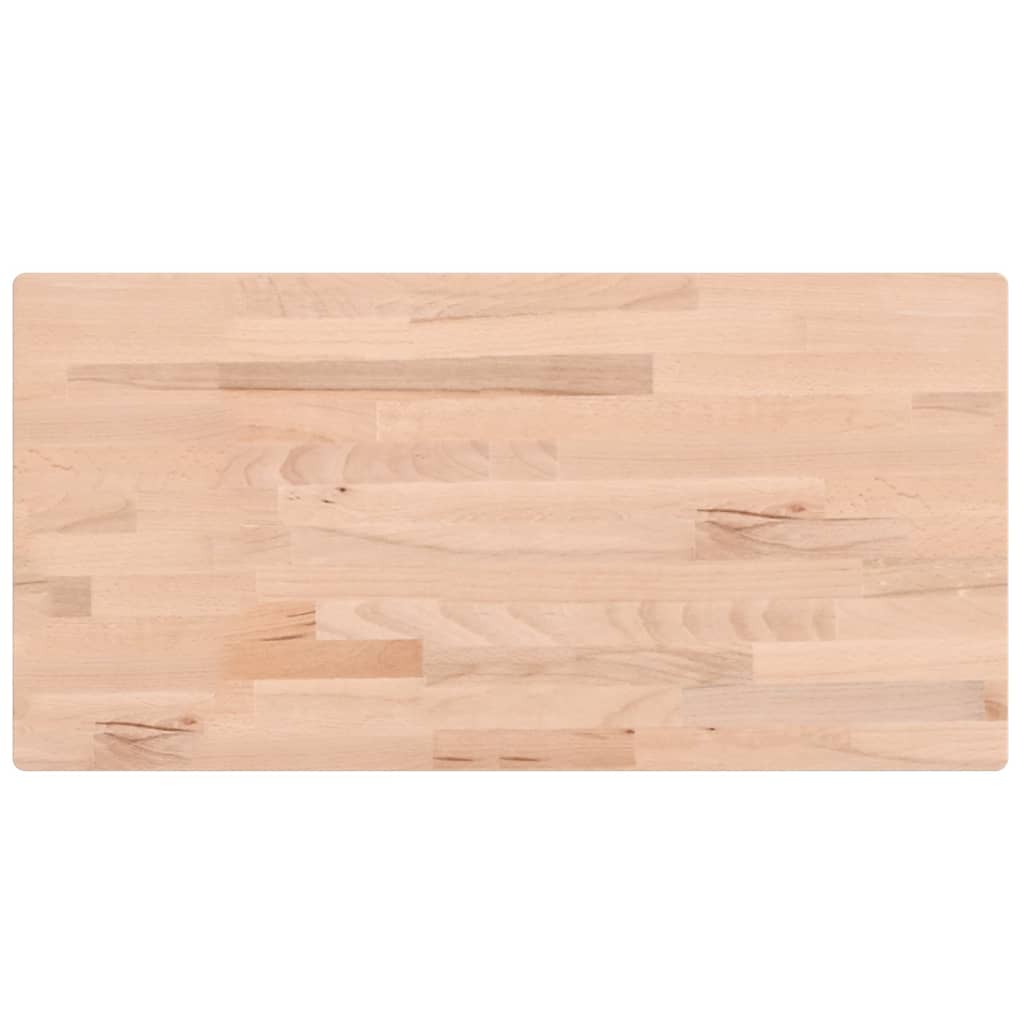 Stolna ploča 100x50x1,5 cm pravokutna od masivne bukovine