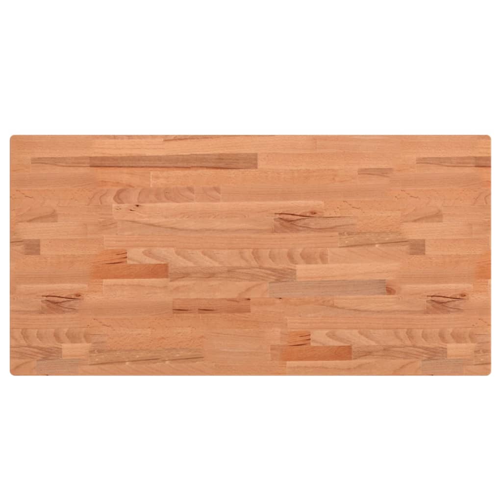 Stolna ploča 80x40x1,5 cm pravokutna od masivne bukovine