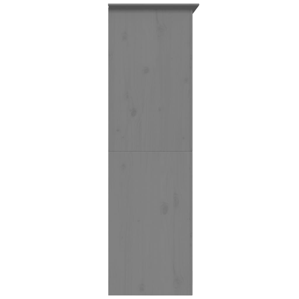 Ormar BODO sivi 99 x 53,5 x 173 cm od masivne borovine