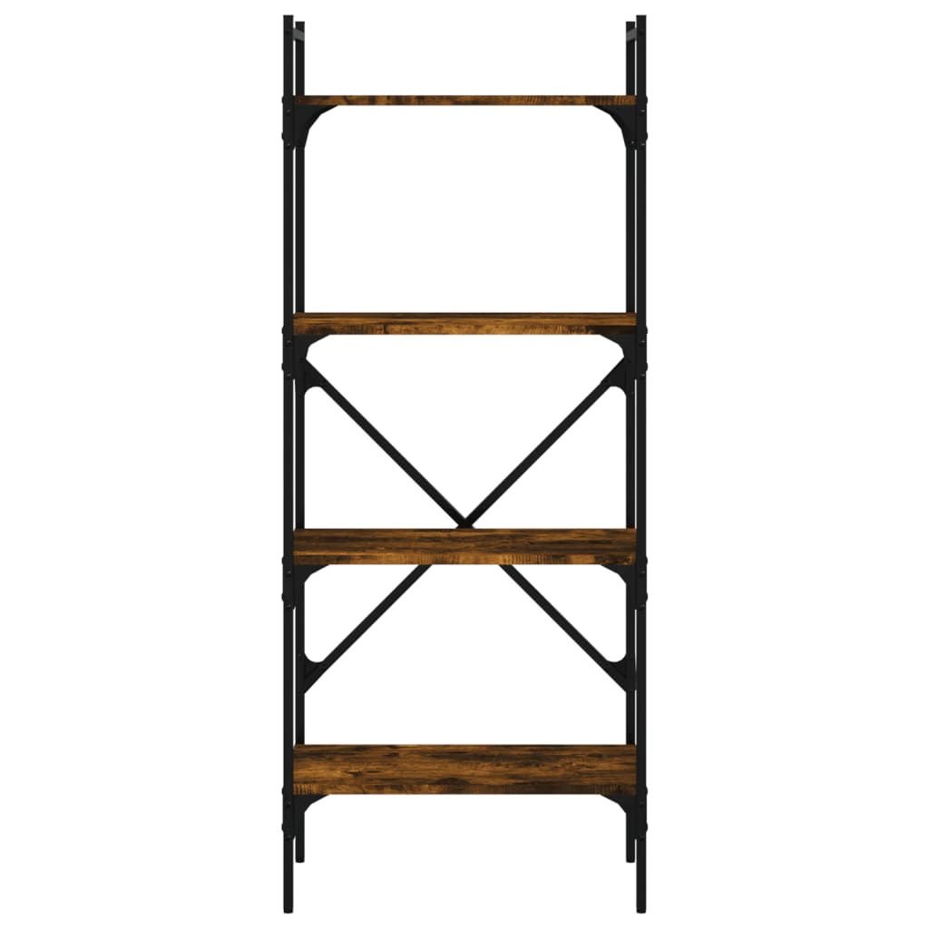 Regal za knjige 4 razine boja hrasta 56x31,5x138,5 cm drveni
