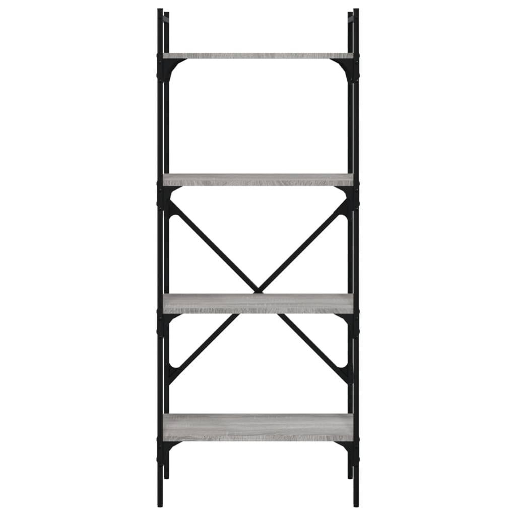 Regal za knjige 4 razine boja hrasta 56x31,5x138,5 cm drveni