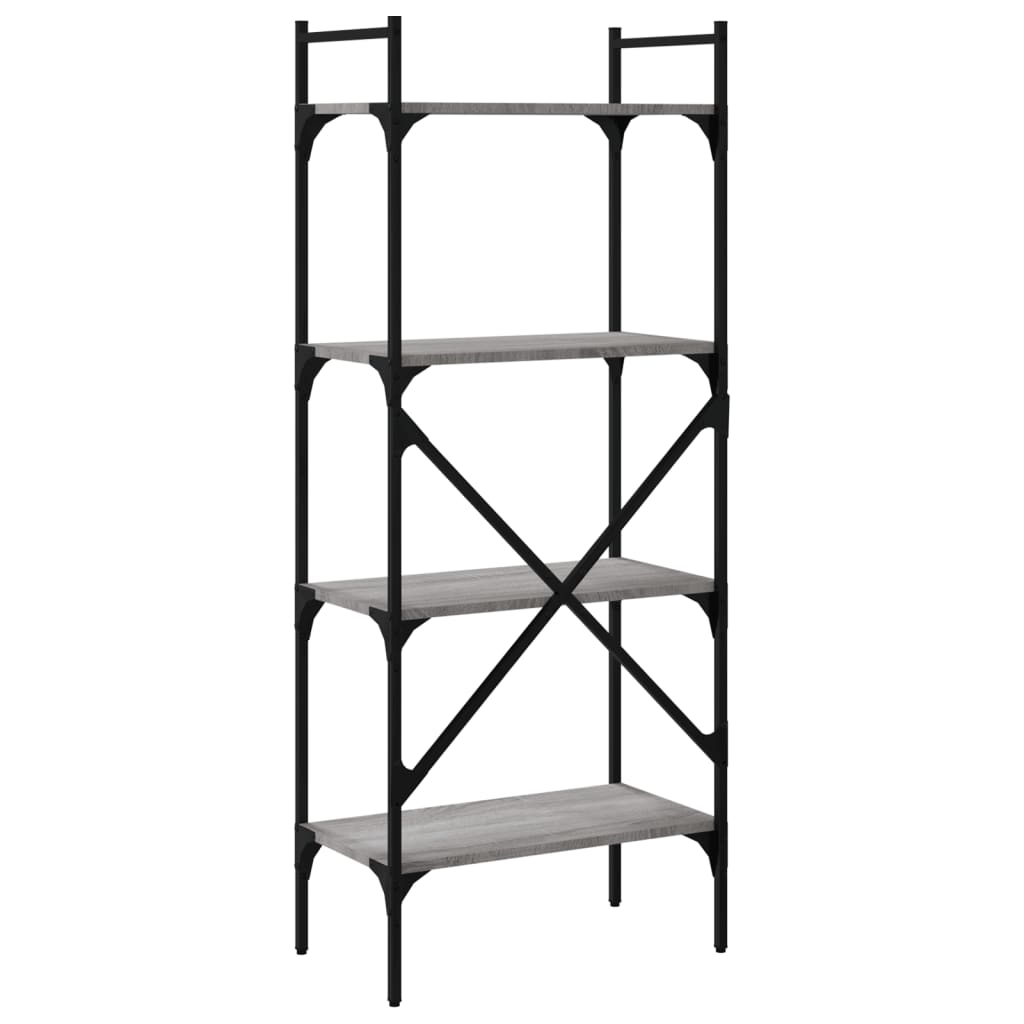 Regal za knjige 4 razine boja hrasta 56x31,5x138,5 cm drveni