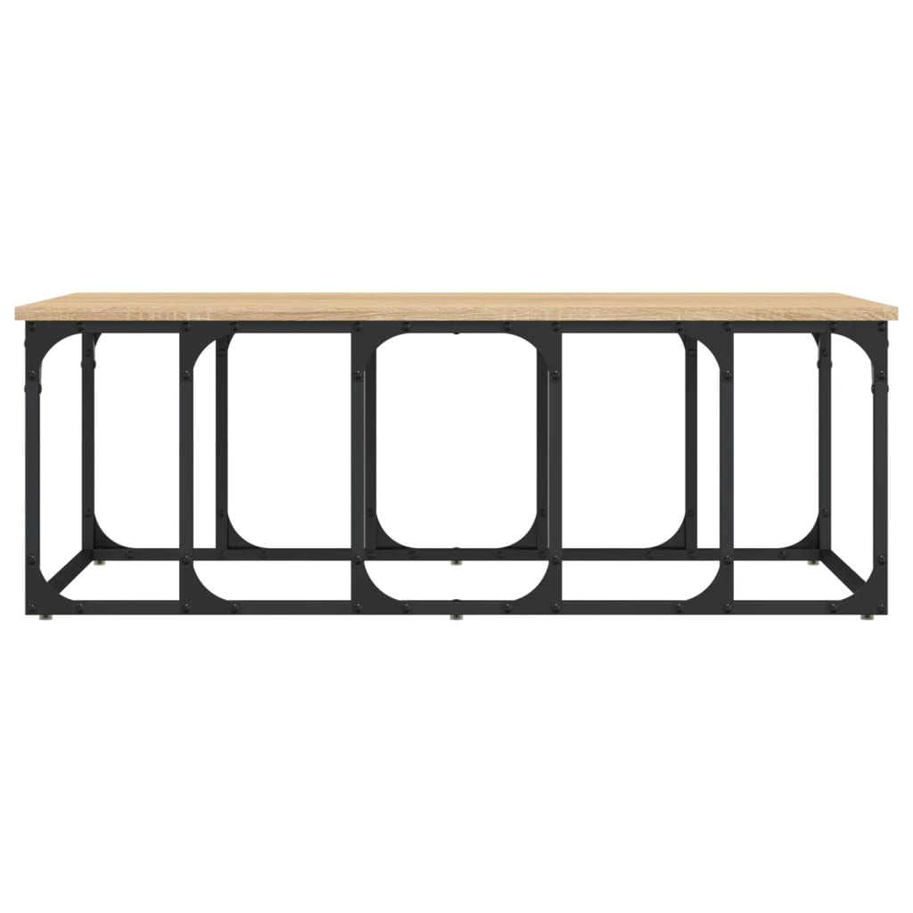 Stolić za kavu boja hrasta 100 x 50 x 35,5 cm konstruirano drvo