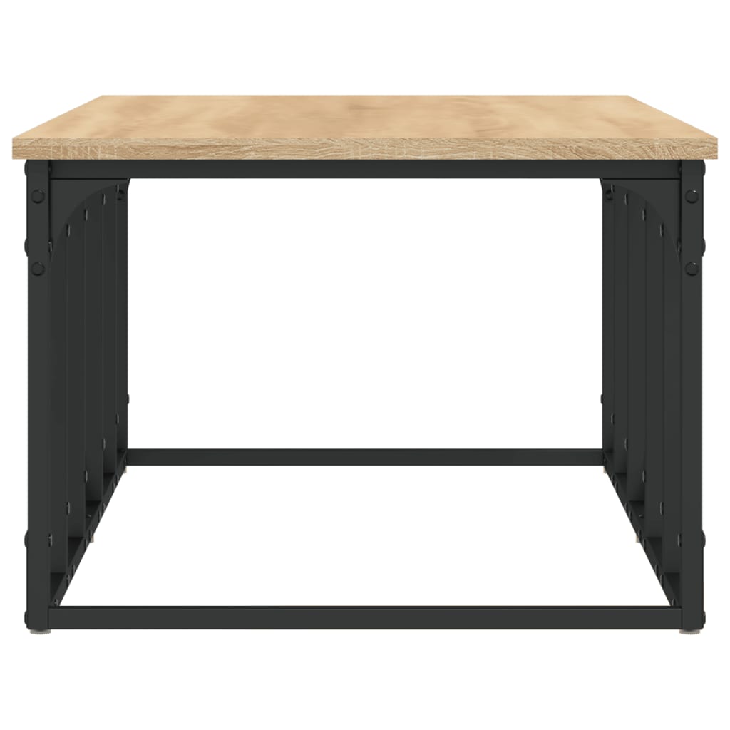 Stolić za kavu boja hrasta 100 x 50 x 35,5 cm konstruirano drvo