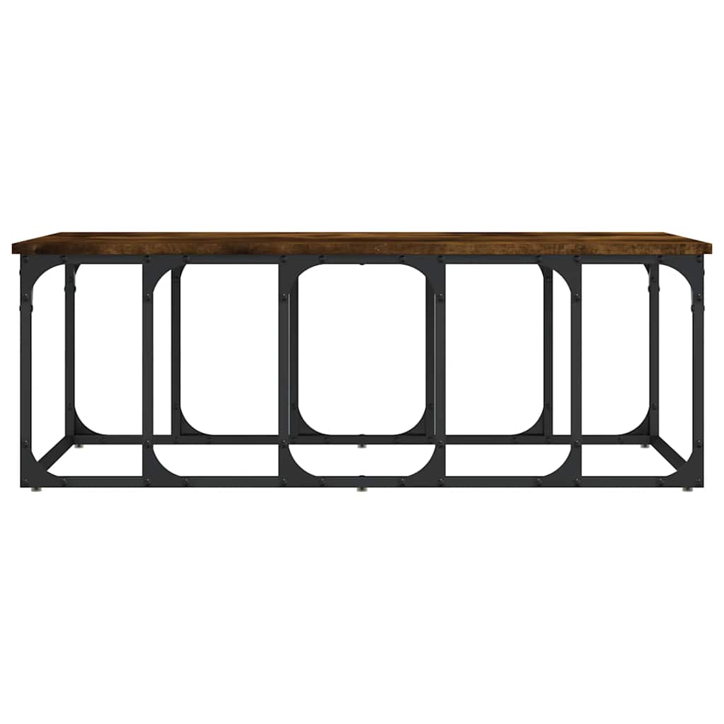 Stolić za kavu boja hrasta 100 x 50 x 35,5 cm konstruirano drvo