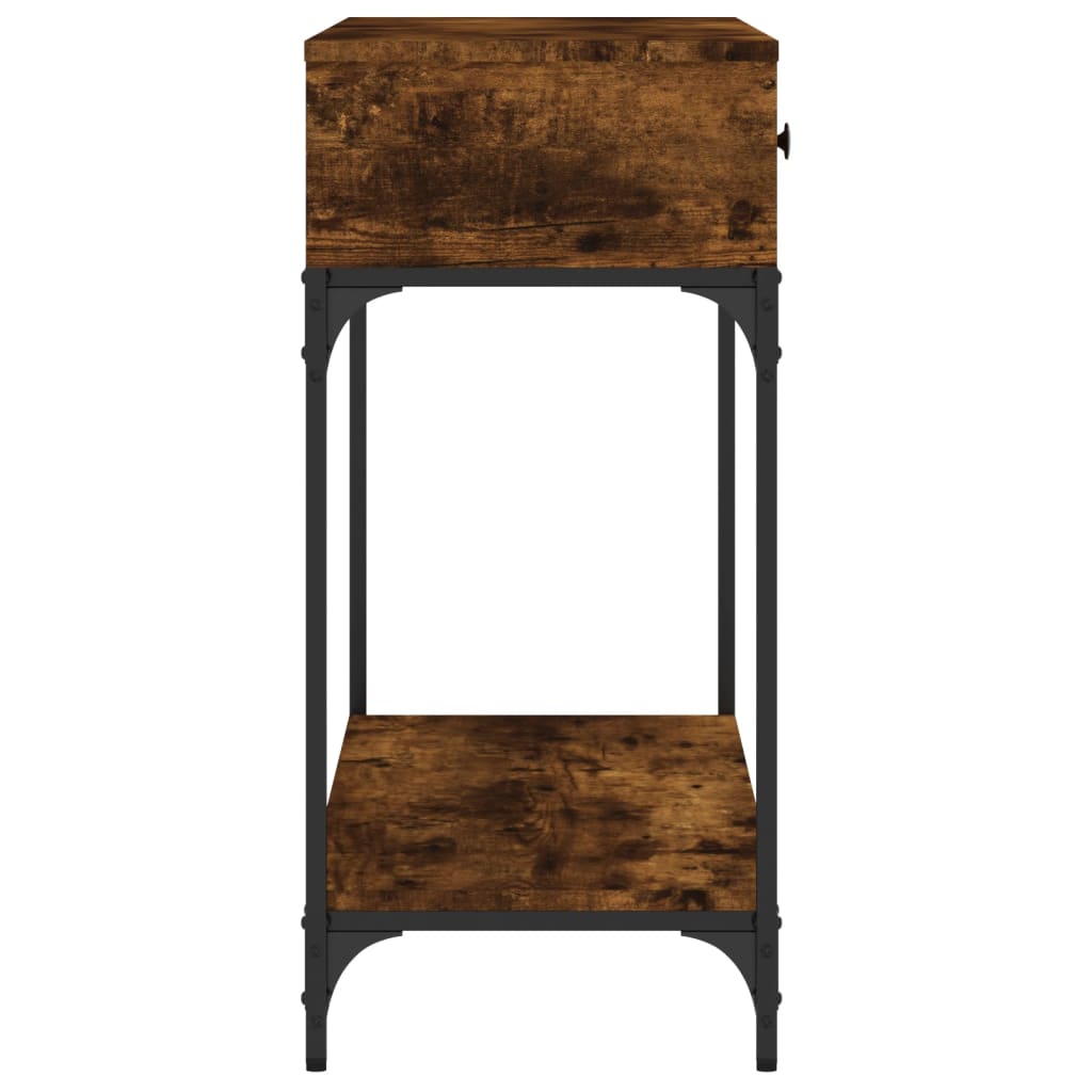 Konzolni stol boja hrasta 100 x 34,5 x 75 cm konstruirano drvo