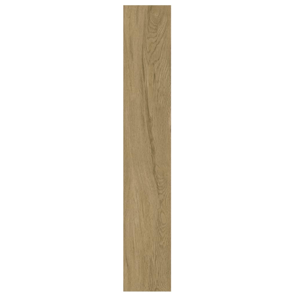 Zidne ploče s izgledom drva smeđe od PVC-a 4,12 m²