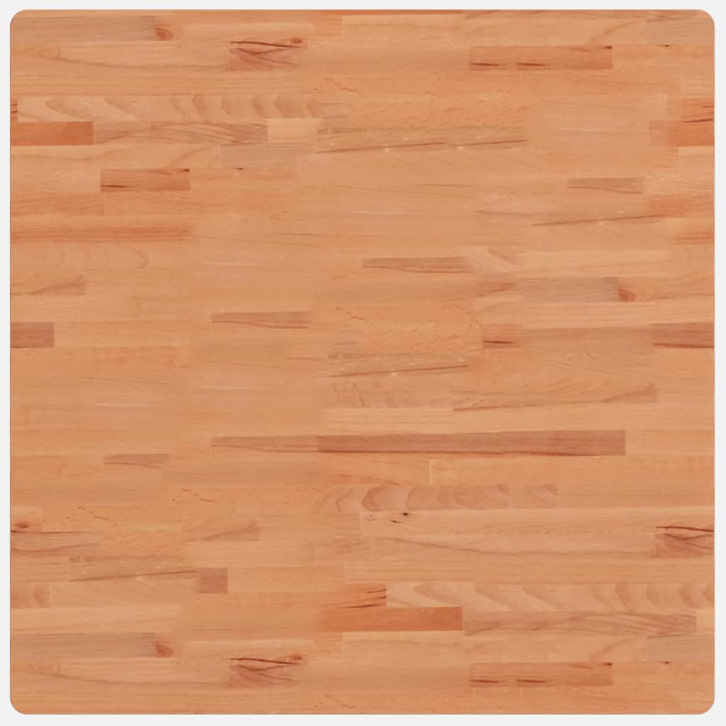 Stolna ploča 80x80x4 cm četvrtasta od masivne bukovine