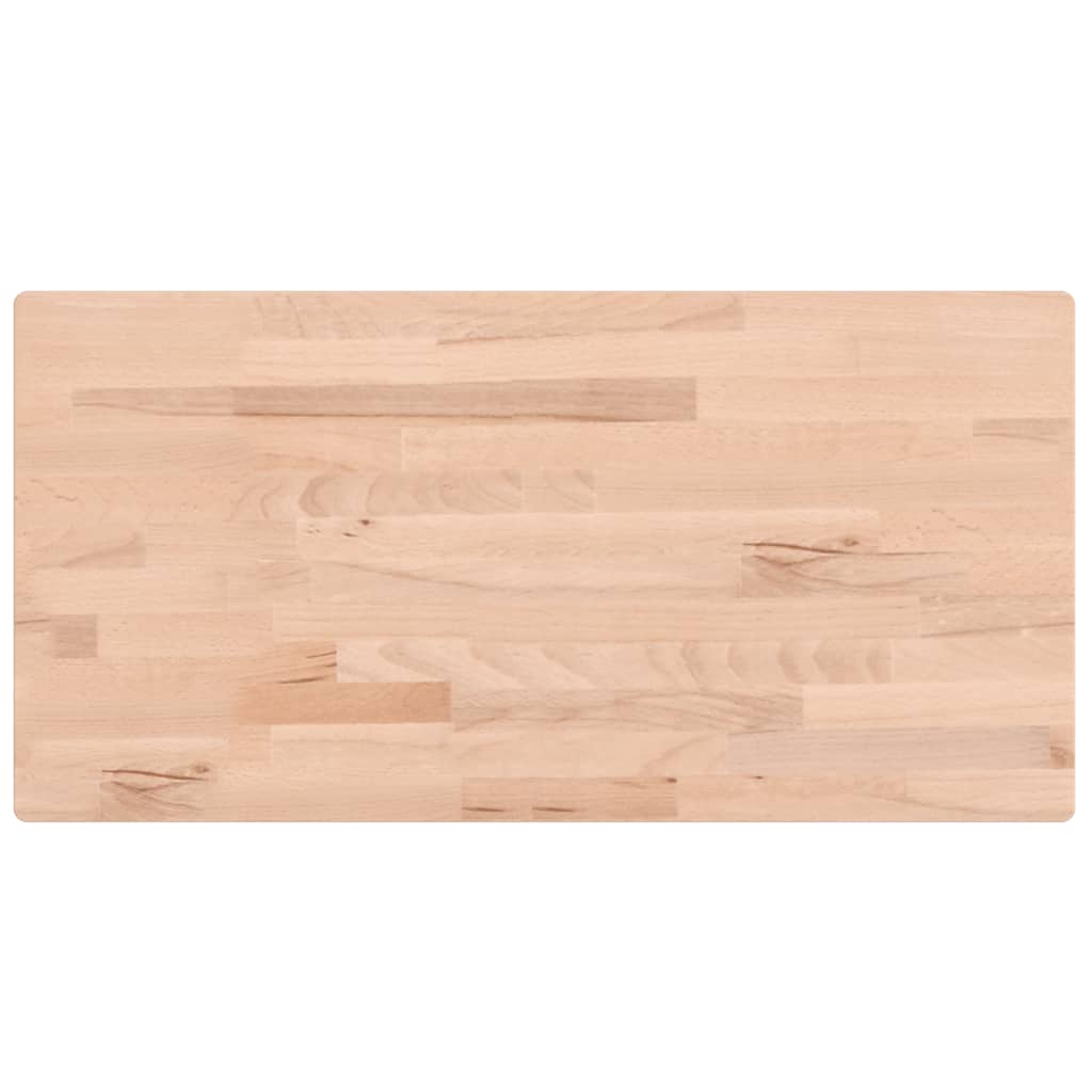 Kupaonska radna ploča 100x50x1,5 cm masivna bukovina