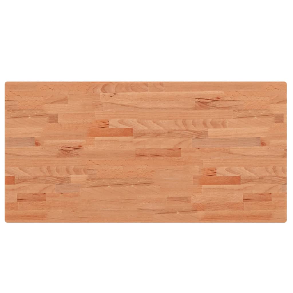 Kupaonska radna ploča 100 x 50 x 2,5 cm masivna bukovina
