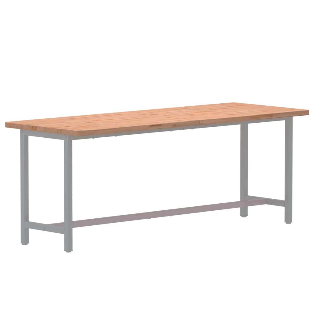 Ploča za radni stol 150 x 55 x 2,5 cm od masivne bukovine