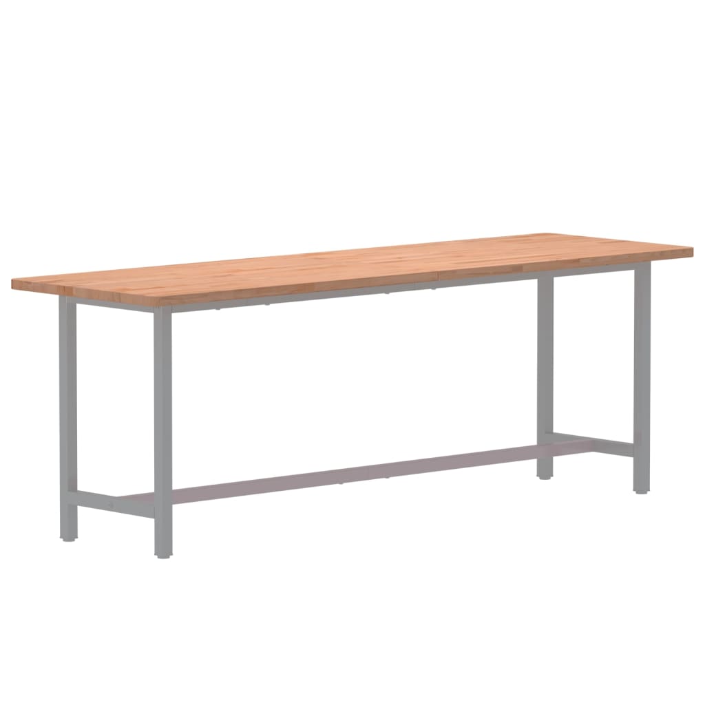 Ploča za radni stol 180 x 55 x 2,5 cm od masivne bukovine