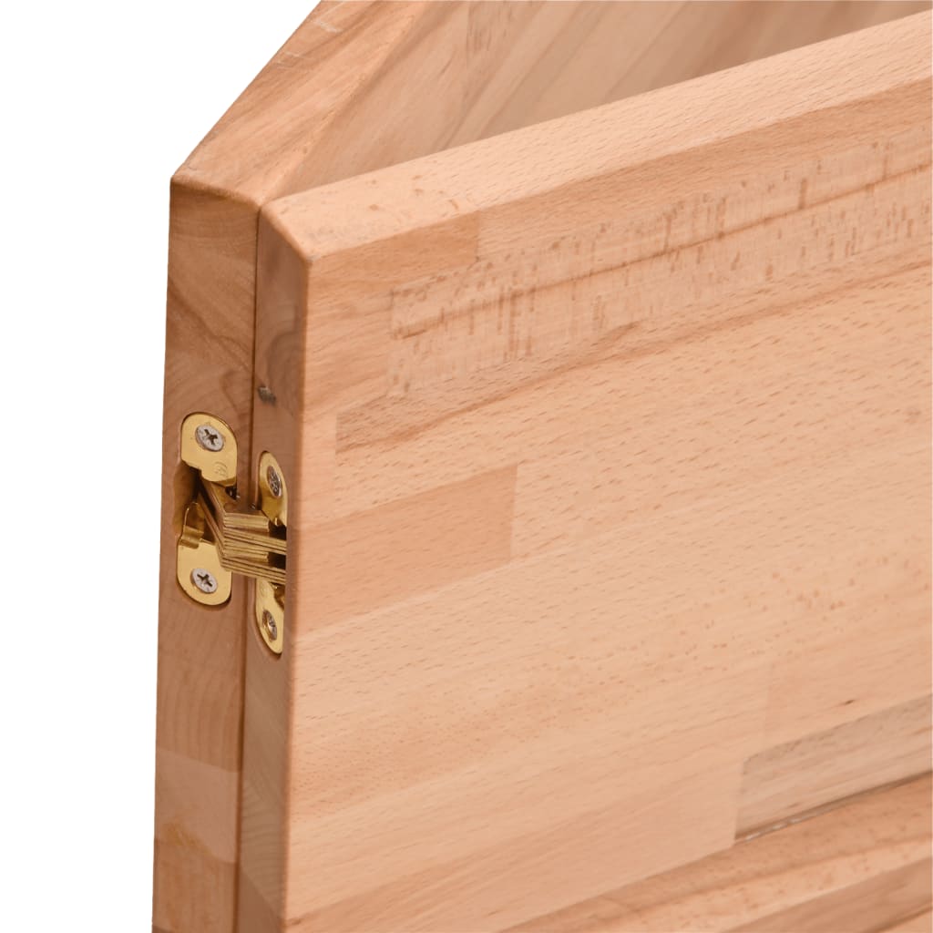 Ploča za radni stol 220 x 55 x 2,5 cm od masivne bukovine