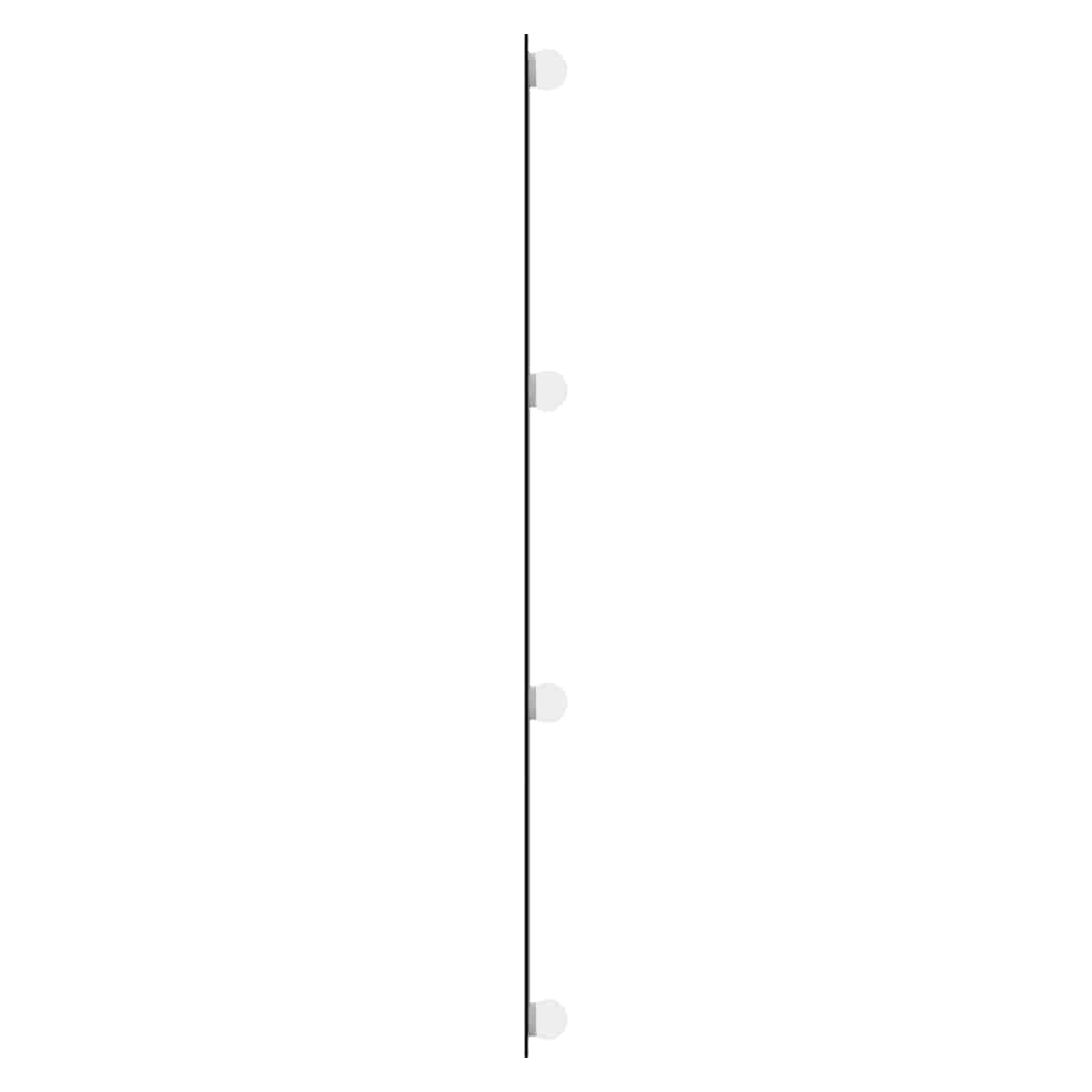 Zidno ogledalo s LED svjetlima 40 x 100 cm stakleno pravokutno