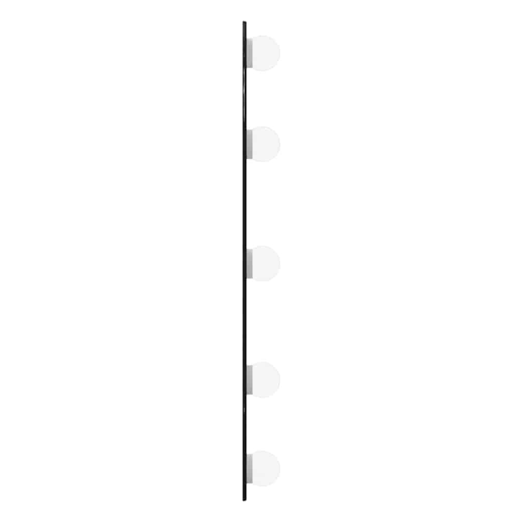 Zidno ogledalo s LED svjetlima 15 x 40 cm stakleno ovalno