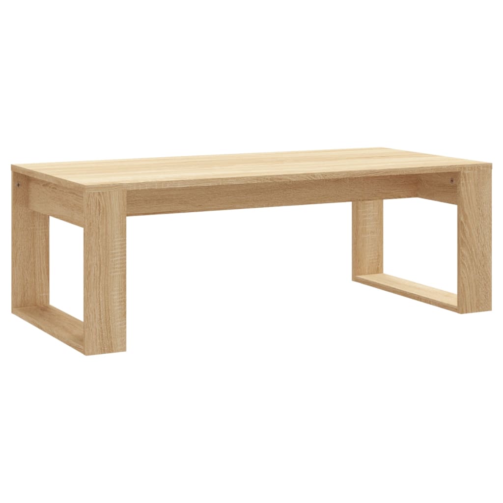 Stolić za kavu boja hrasta 102 x 50 x 35 cm konstruirano drvo