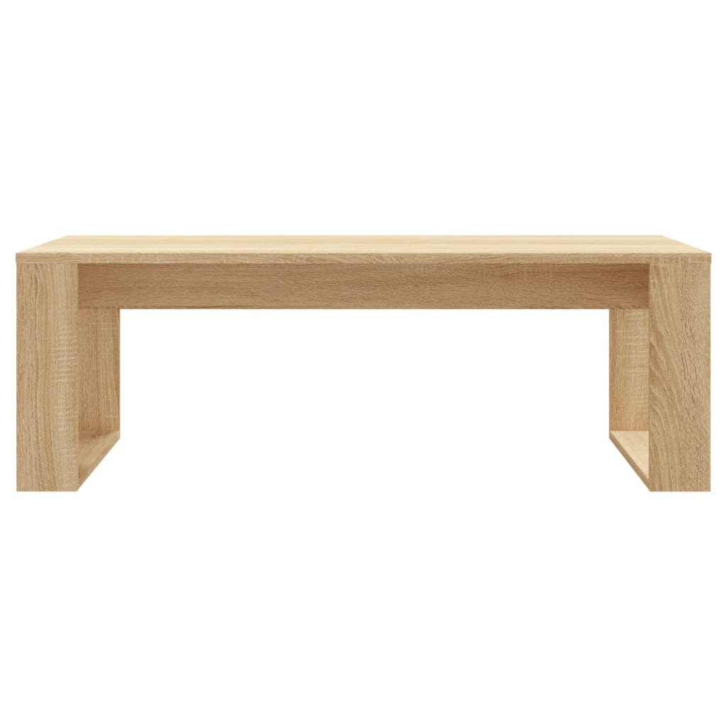 Stolić za kavu boja hrasta 102 x 50 x 35 cm konstruirano drvo