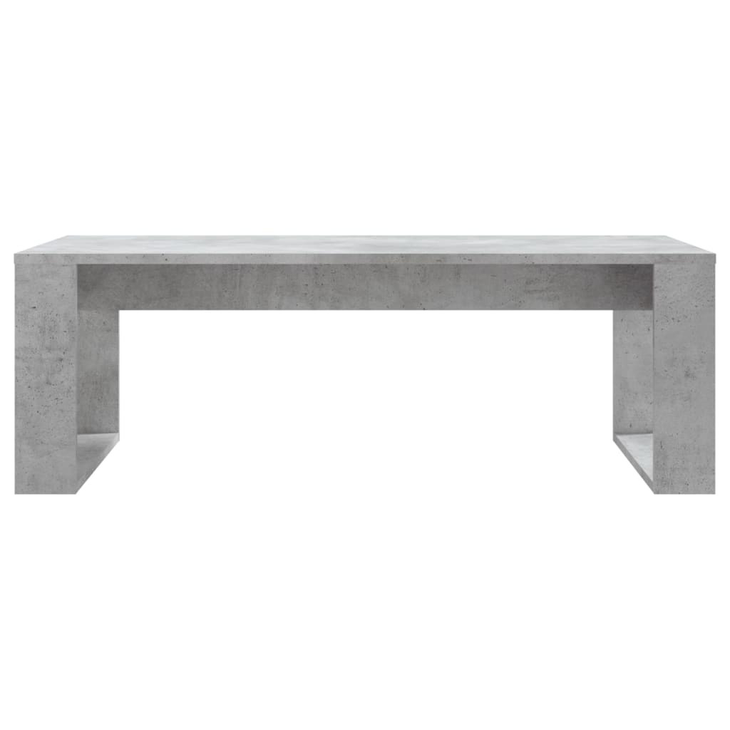 Stolić za kavu boja betona 102 x 50 x 35 cm konstruirano drvo
