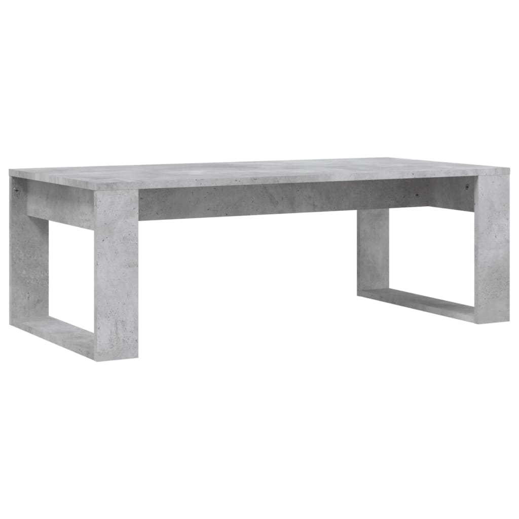 Stolić za kavu boja betona 102 x 50 x 35 cm konstruirano drvo