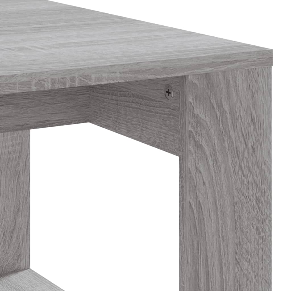 Stolić za kavu boja sivog hrasta 102x50x35 cm konstruirano drvo