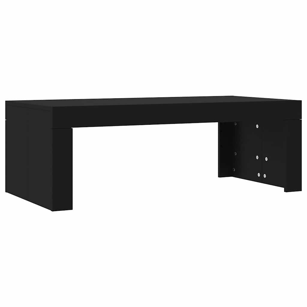 Stolić za kavu crni 102 x 50 x 36 cm od konstruiranog drva