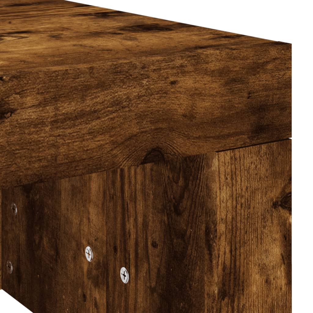 Stolić za kavu boja hrasta 102x50x36 cm konstruirano drvo