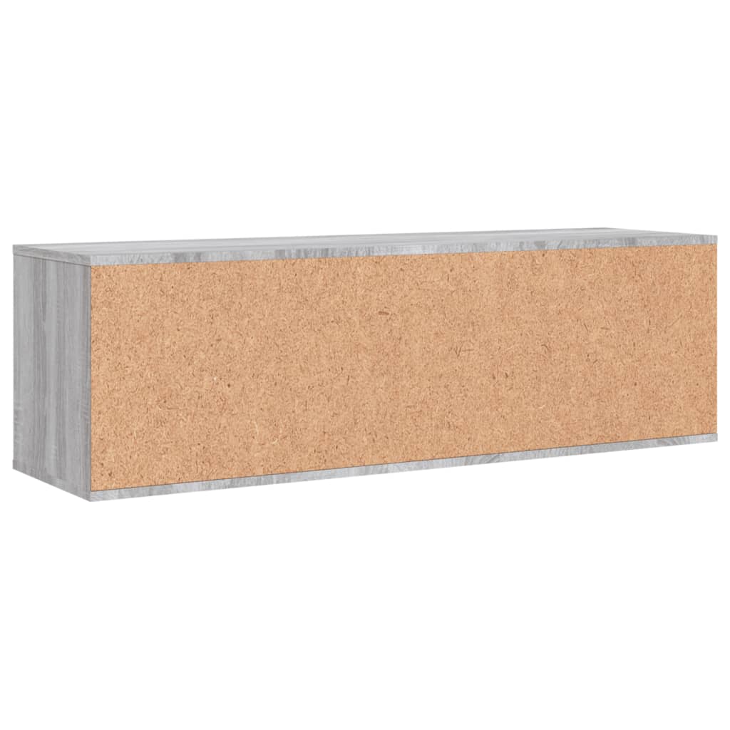TV ormarić siva boja hrasta 120 x 34 x 37 cm konstruirano drvo