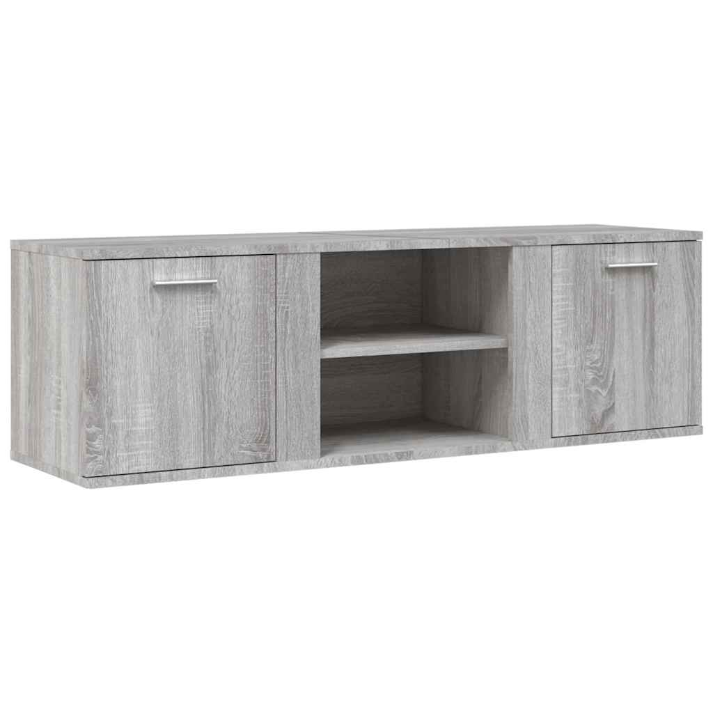 TV ormarić siva boja hrasta 120 x 34 x 37 cm konstruirano drvo