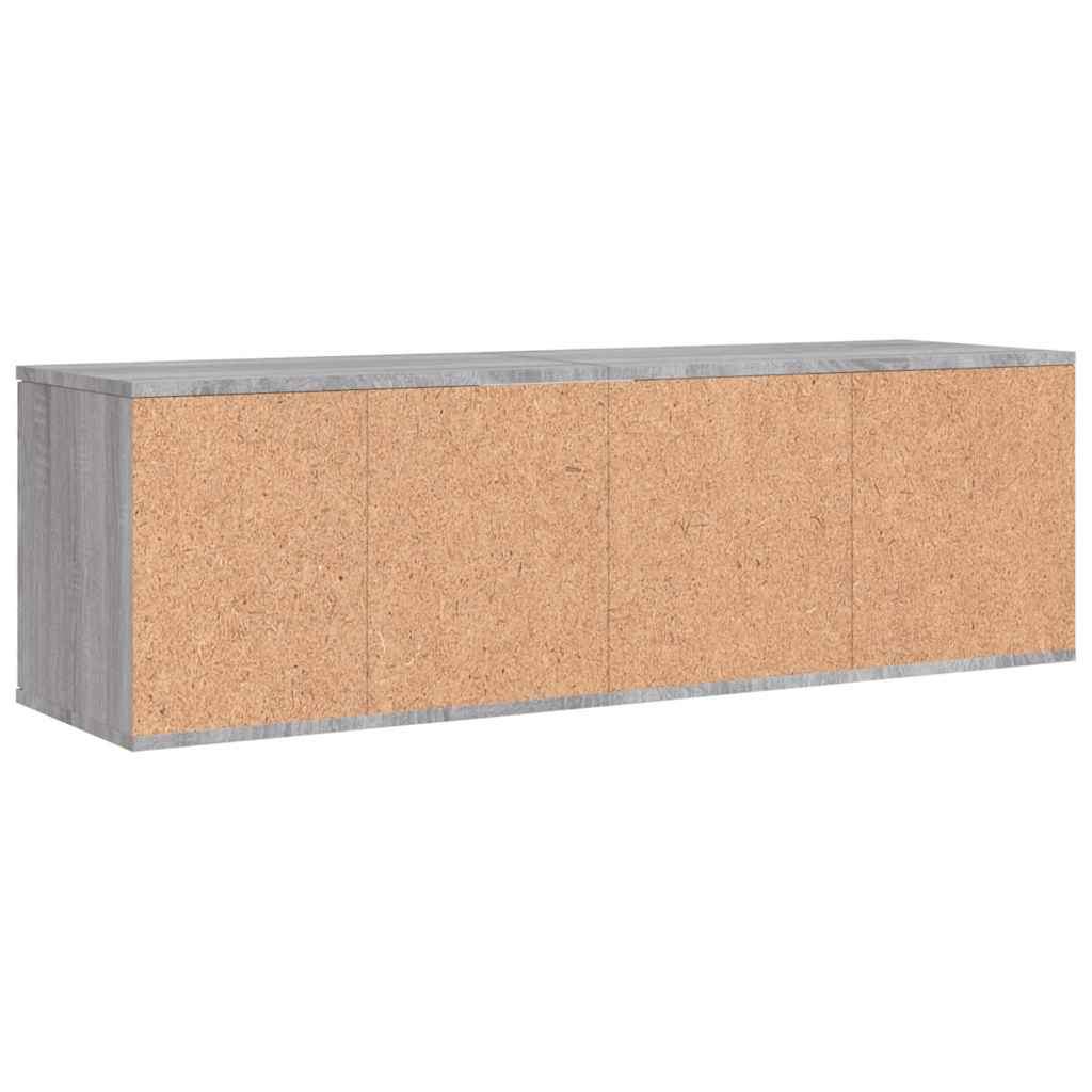 TV ormarić siva boja hrasta 120 x 34 x 37 cm konstruirano drvo