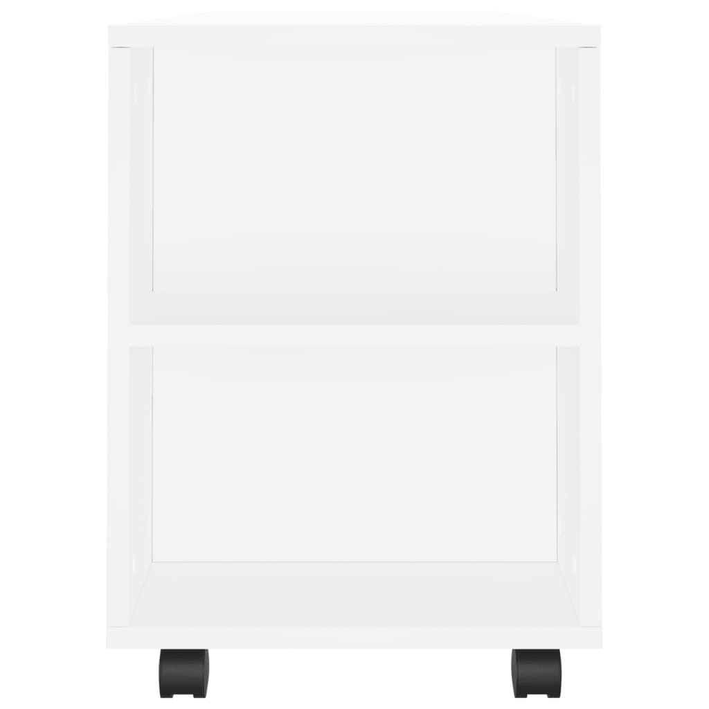 TV ormarić bijeli 102 x 34,5 x 43 cm od konstruiranog drva