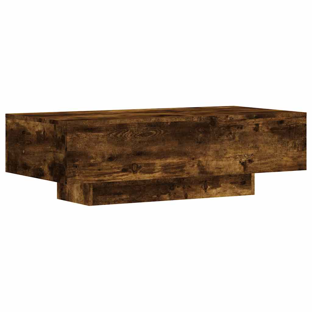 Stolić za kavu boja hrasta 100 x 49,5 x 31 cm konstruirano drvo