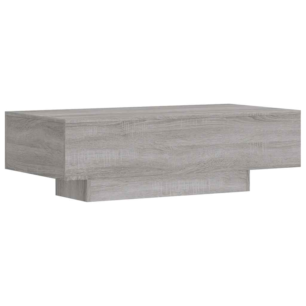 Stolić za kavu boja hrasta 100 x 49,5 x 31 cm konstruirano drvo