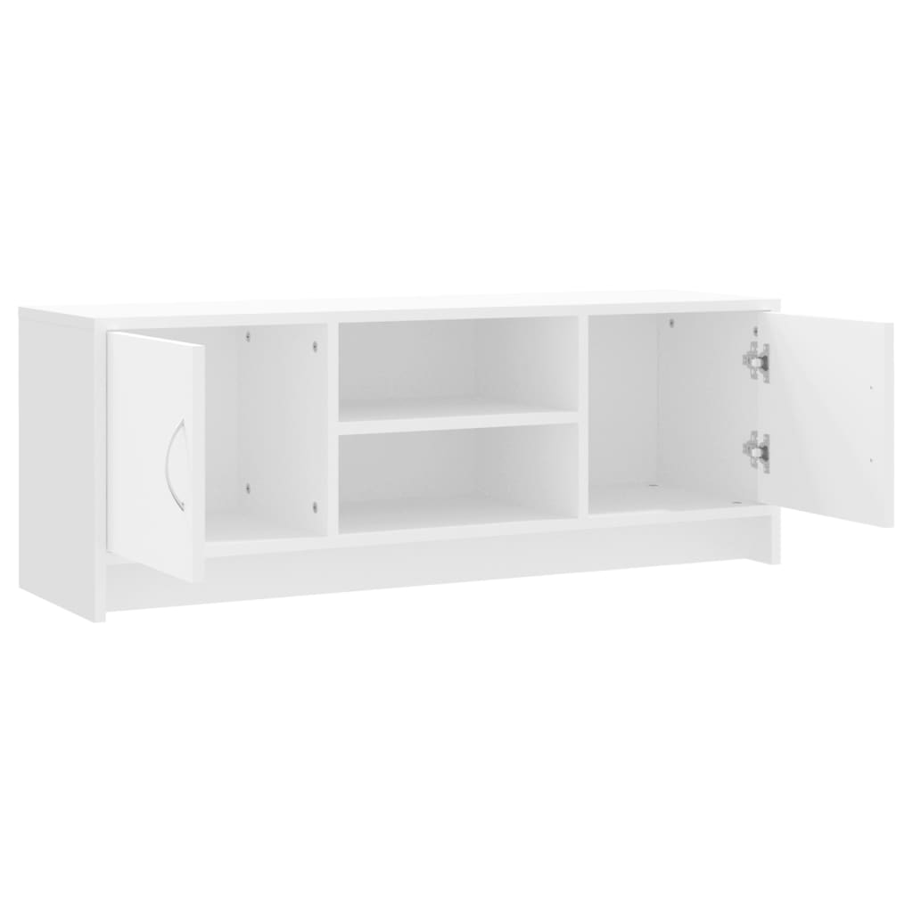 TV ormarić bijeli 102x30x37,5 cm od konstruiranog drva