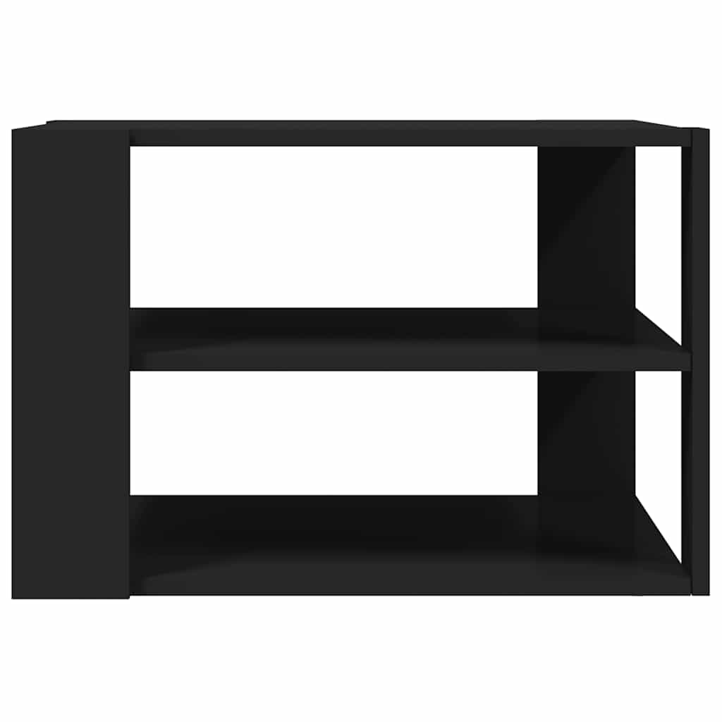 Stolić za kavu crni 58 x 58 x 40 cm od konstruiranog drva