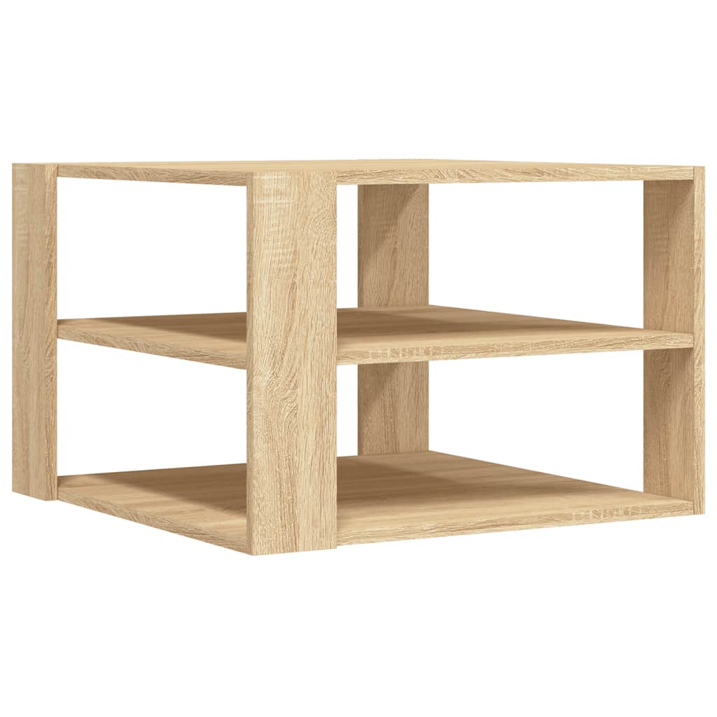 Stolić za kavu boja hrasta 58x58x40 cm konstruirano drvo