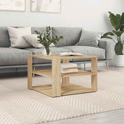 Stolić za kavu boja hrasta 58x58x40 cm konstruirano drvo