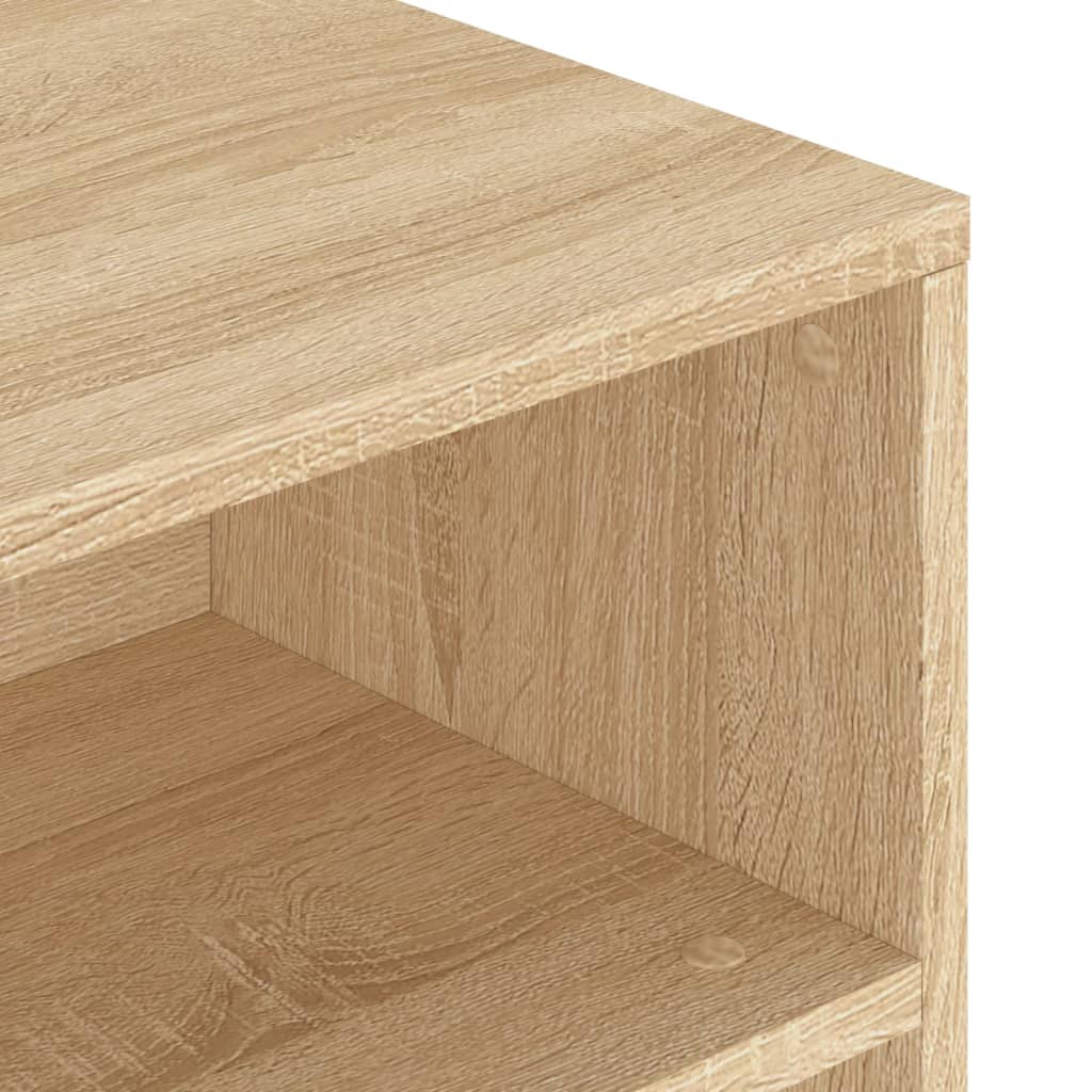 Stolić za kavu boja hrasta 90 x 55 x 42,5 cm konstruirano drvo