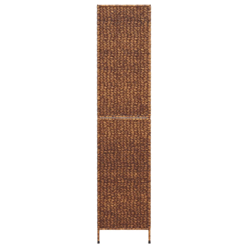 Sobna pregrada s 3 panela smeđa 122 x 180 cm od vodenog zumbula