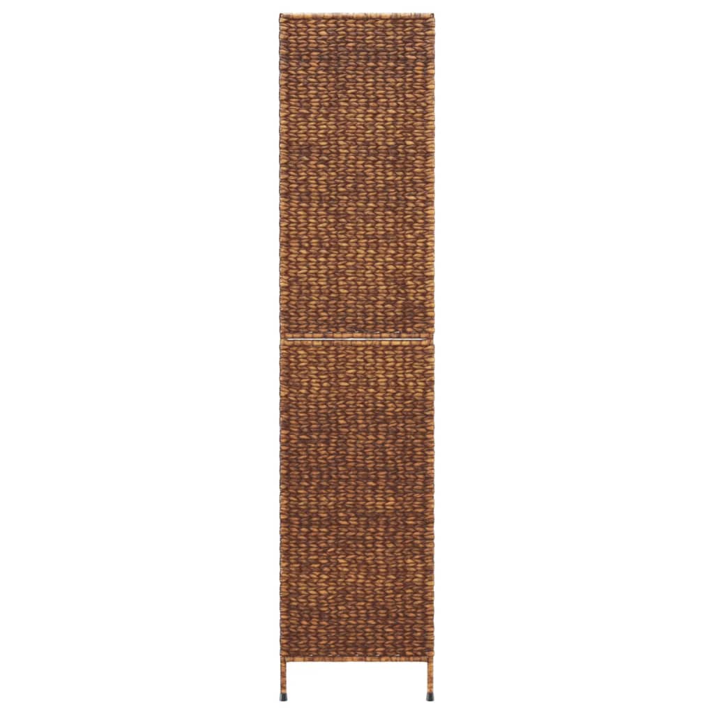 Sobna pregrada s 4 panela smeđa 163 x 180 cm od vodenog zumbula