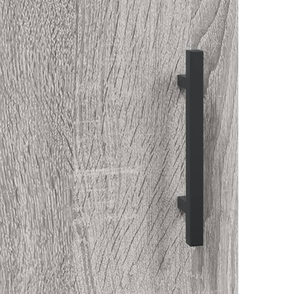 Visoka komoda siva sonome 69,5x34x180 cm od konstruiranog drva