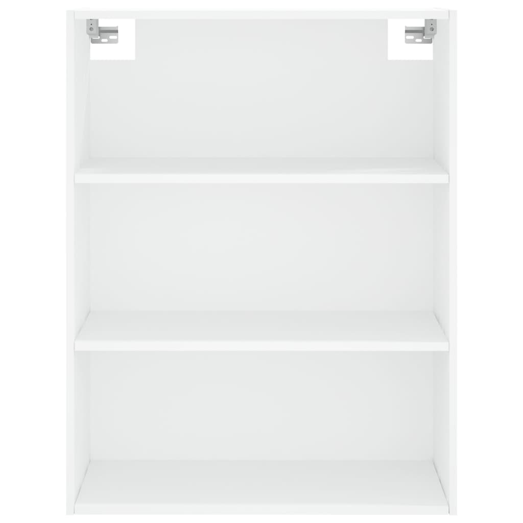 Visoka komoda bijela 69,5x34x180 cm konstruirano drvo