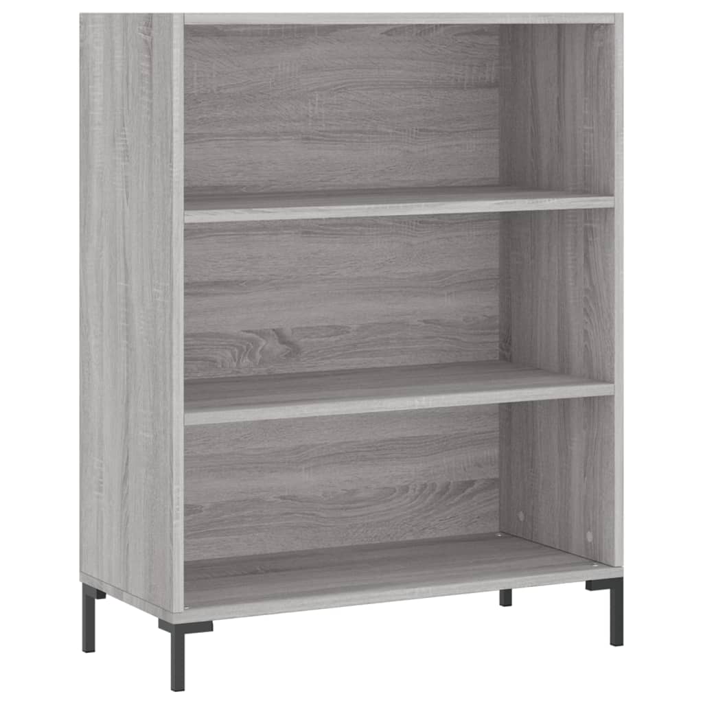 Visoka komoda siva sonome 69,5x32,5x180 cm konstruirano drvo