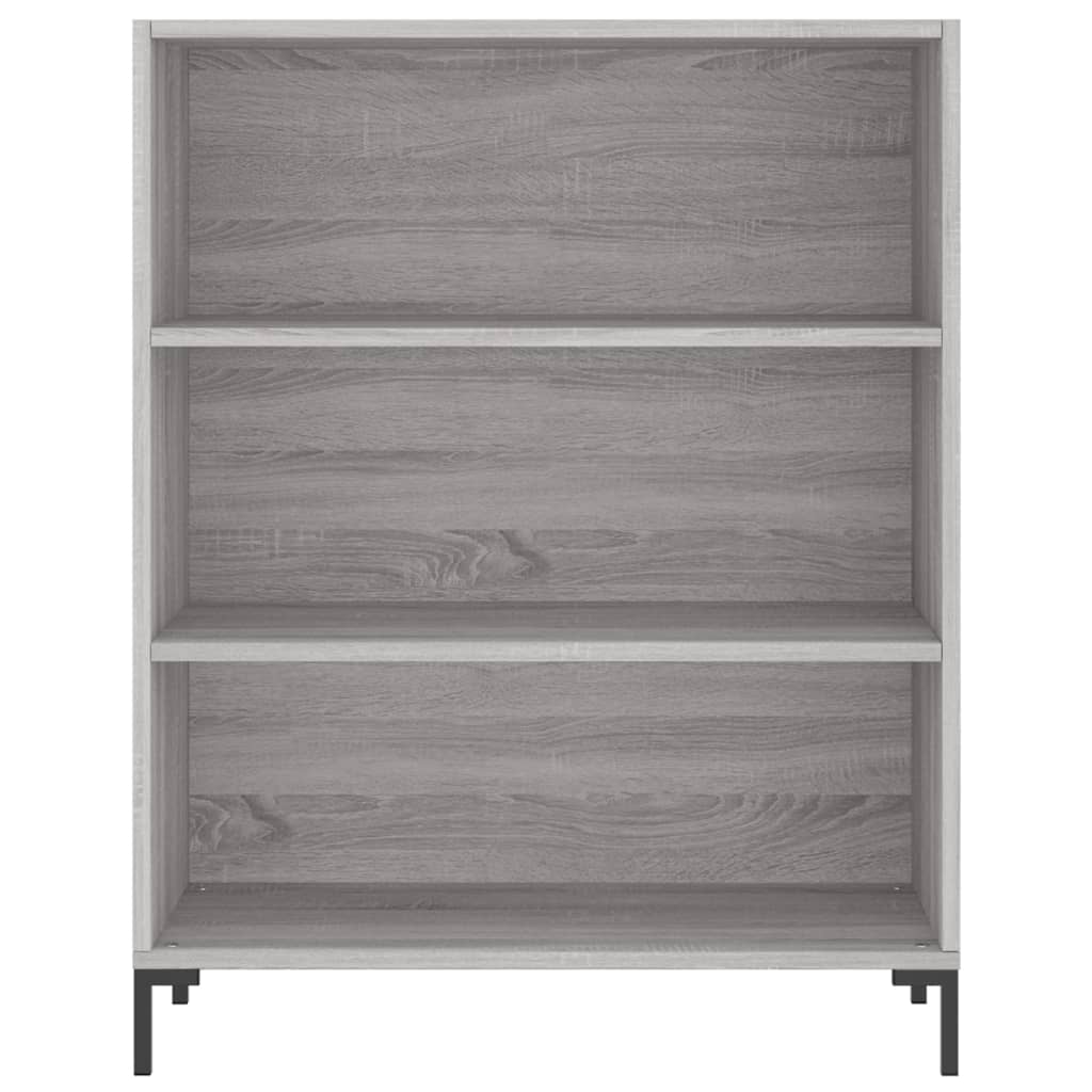 Visoka komoda siva sonome 69,5x32,5x180 cm konstruirano drvo