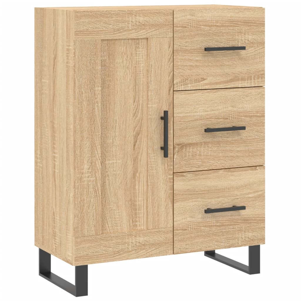 Visoka komoda hrasta sonome 69,5x34x180cm od konstruiranog drva